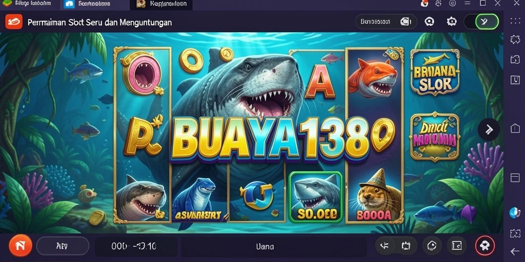 Tampilan menarik dari gameplay BUAYA138 yang penuh warna.