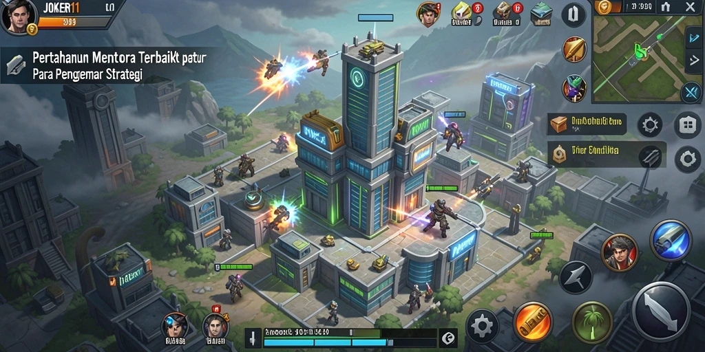 Gameplay seru dengan strategi menara yang menantang.