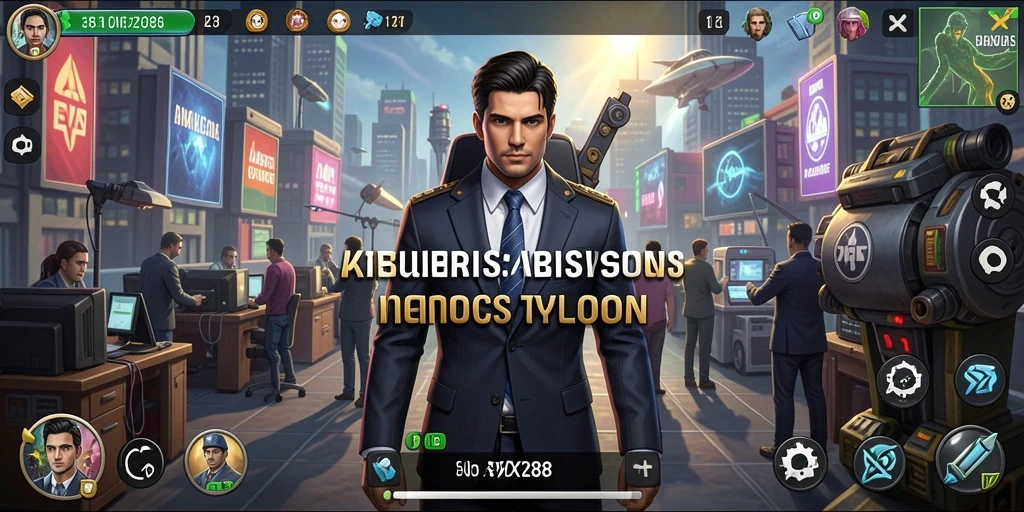 Screenshot utama NEX288 menampilkan gameplay Tycoon yang menarik.