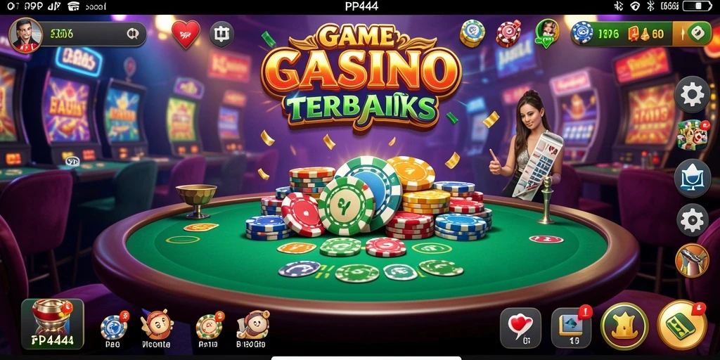 Screenshot PP444 menunjukkan pengalaman gameplay Kasino yang seru dan menarik.