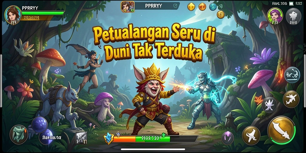 Screenshot dari gameplay PPRRYY yang menampilkan petualangan yang mendebarkan.