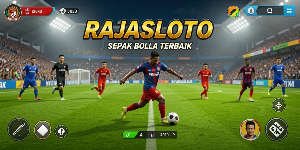 Tampilan gameplay utama RAJASLOTO yang menegangkan saat bertanding.