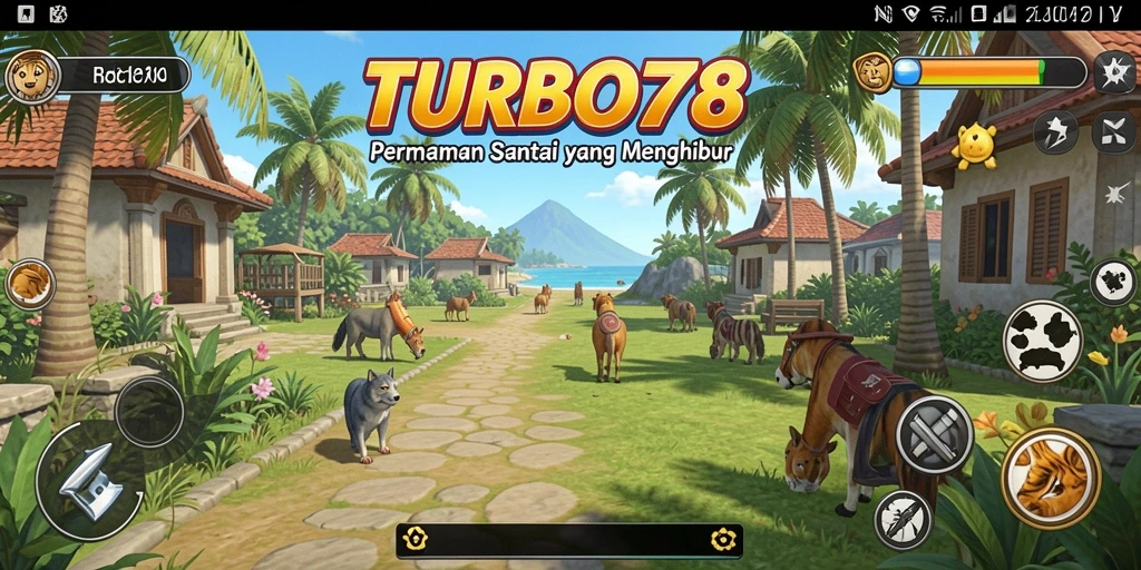 Tampilan gameplay menawan dari TURBO78, sempurna untuk santai.